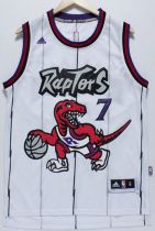 Toronto Raptors -7 Kyle Lowry White Throwback Stitched NBA Jersey Toronto Raptors -7 Kyle Lowry White Throwback Stitched NBA Jersey