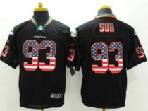 Nike Miami Dolphins -93 Ndamukong Suh Black Stitched NFL Elite USA Flag Fashion Jersey Nike Miami Dolphins -93 Ndamukong Suh Black Stitched NFL Elite USA Flag Fashion Jersey