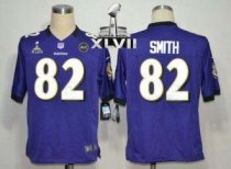 Nike Ravens -82 Torrey Smith Purple Team Color Super Bowl XLVII Men Stitched NFL Game Jersey Nike Ravens -82 Torrey Smith Purple Team Color Super Bowl XLVII Men Stitched NFL Game Jersey