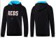 Cincinnati Reds Pullover Hoodie Black Blue