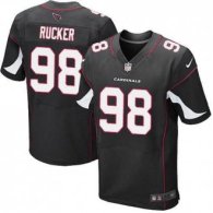 Nike Arizona Cardinals -98 Rucker Jersey Black Elite Alternate Jersey