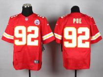 Nike Kansas City Chiefs #92 Dontari Poe Red Team Color Men's Stitched NFL Elite Jersey Nike Kansas City Chiefs #92 Dontari Poe Red Team Color Men's Stitched NFL Elite Jersey