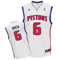 Revolution 30 Detroit Pistons -6 Josh Smith White Stitched NBA Jersey Revolution 30 Detroit Pistons -6 Josh Smith White Stitched NBA Jersey
