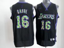 Los Angeles Lakers -16 Pau Gasol Black Camo Fashion Stitched NBA Jersey Los Angeles Lakers -16 Pau Gasol Black Camo Fashion Stitched NBA Jersey