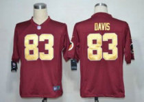 Nike Redskins -83 Fred Davis Burgundy Red Gold No Alternate Stitched NFL Game Jersey Nike Redskins -83 Fred Davis Burgundy Red Gold No Alternate Stitched NFL Game Jersey