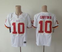 Nike Washington Redskins -10 Robert Griffin III White Men's Stitched NFL New Elite Jersey Nike Washington Redskins -10 Robert Griffin III White Men's Stitched NFL New Elite Jersey