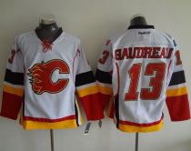 Calgary Flames -13 Johnny Gaudreau White Stitched NHL Jersey Calgary Flames -13 Johnny Gaudreau White Stitched NHL Jersey