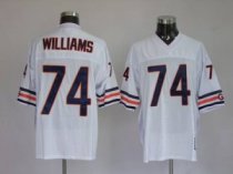 Mitchell and Ness Bears -74 Chris Williams White Stitched Throwback NFL Jersey Mitchell and Ness Bears -74 Chris Williams White Stitched Throwback NFL Jersey