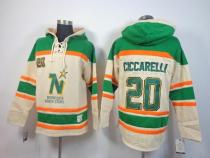 Dallas Stars -20 Dino Ciccarelli Cream Sawyer Hooded Sweatshirt Stitched NHL Jersey Dallas Stars -20 Dino Ciccarelli Cream Sawyer Hooded Sweatshirt Stitched NHL Jersey