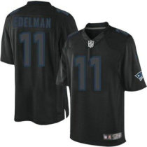 Nike New England Patriots -11 Julian Edelman Black NFL Impact Limited Jersey Nike New England Patriots -11 Julian Edelman Black NFL Impact Limited Jersey