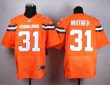 Nike Cleveland Browns -31 Donte Whitner Orange Alternate Men's Stitched NFL New Elite Jersey