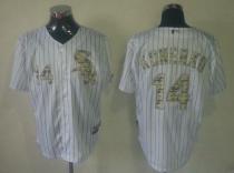 Chicago White Sox -14 Paul Konerko White USMC Cool Base Stitched MLB Jersey