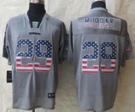 Nike Dallas Cowboys #29 DeMarco Murray Grey Men's Stitched NFL Elite USA Flag Fashion Jersey