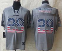 Nike Dallas Cowboys #29 DeMarco Murray Grey Men's Stitched NFL Elite USA Flag Fashion Jersey