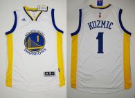 Revolution 30 Golden State Warriors -1 Ognjen Kuzmic White Stitched NBA Jersey