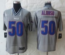NEW Buffalo Bills 50 Alonso Grey Vapor Elite Jerseys NEW Buffalo Bills 50 Alonso Grey Vapor Elite Jerseys