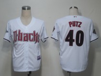 Arizona Diamondbacks #40 JJ Putz White Cool Base Stitched MLB Jersey Arizona Diamondbacks #40 JJ Putz White Cool Base Stitched MLB Jersey