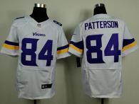 Nike Minnesota Vikings #84 Cordarrelle Patterson White Men's Stitched NFL Elite Jersey