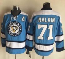 Pittsburgh Penguins -71 Evgeni Malkin Blue Alternate CCM Throwback Stitched NHL Jersey Pittsburgh Penguins -71 Evgeni Malkin Blue Alternate CCM Throwback Stitched NHL Jersey