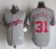 Washington Nationals #31 Max Scherzer Grey New Cool Base Stitched MLB Jersey