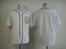 Detroit Tigers Blank White USMC Cool Base Stitched MLB Jersey