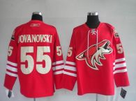 Arizona Coyotes -55 Ed Jovanovski Stitched Red NHL Jersey