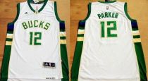Revolution 30 Milwaukee Bucks -12 Jabari Parker White Stitched NBA Jersey Revolution 30 Milwaukee Bucks -12 Jabari Parker White Stitched NBA Jersey