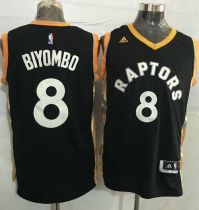 Toronto Raptors -8 Bismack Biyombo Black Gold Stitched NBA Jersey Toronto Raptors -8 Bismack Biyombo Black Gold Stitched NBA Jersey