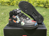 Authentic Supreme x NBA x Nike Air Force 1 Mid Black