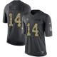 Arizona Cardinals -14 JJ Nelson Nike Anthracite 2016 Salute to Service Jersey
