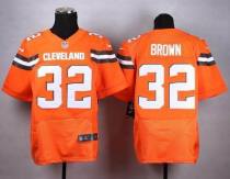 Nike Cleveland Browns -32 Jim Brown Orange Alternate Stitched NFL New Elite Jersey Nike Cleveland Browns -32 Jim Brown Orange Alternate Stitched NFL New Elite Jersey