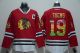 Chicago Blackhawks -19 Jonathan Toews Red Team Logo On No Stitched NHL Jersey
