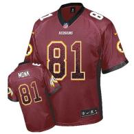 Nike Washington Redskins -81 Art Monk Burgundy Red Team Color Men's Stitched NFL Elite Drift Fashion