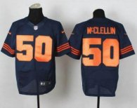 Nike Chicago Bears -50 Shea McClellin Navy Blue 1940s Throwback NFL Elite Jersey