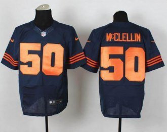 Nike Chicago Bears -50 Shea McClellin Navy Blue 1940s Throwback NFL Elite Jersey