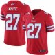 Nike Bills -27 Tre Davious White Red Stitched NFL Limited Rush Jersey