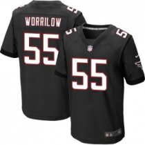 Nike Atlanta Falcons 55 Paul Worrilow Black Alternate Stitched NFL Elite Jersey Nike Atlanta Falcons 55 Paul Worrilow Black Alternate Stitched NFL Elite Jersey