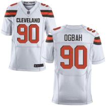 Nike Browns -90 Emmanuel Ogbah White Stitched NFL New Elite Jersey Nike Browns -90 Emmanuel Ogbah White Stitched NFL New Elite Jersey