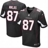 Nike Arizona Cardinals -87 Nikas Jersey Black Elite Alternate Jersey