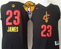 Cleveland Cavaliers -23 LeBron James Black New Fashion The Finals Patch Stitched NBA Jersey Cleveland Cavaliers -23 LeBron James Black New Fashion The Finals Patch Stitched NBA Jersey