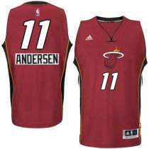 Miami Heat -11 Chris Andersen Red 2014-15 Christmas Day Stitched NBA Jersey Miami Heat -11 Chris Andersen Red 2014-15 Christmas Day Stitched NBA Jersey