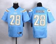 Nike San Diego Chargers #28 Melvin Gordon Electric Blue Alternate Men‘s Stitched NFL New Elite Jerse