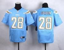Nike San Diego Chargers #28 Melvin Gordon Electric Blue Alternate Men‘s Stitched NFL New Elite Jerse