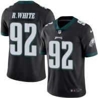 Nike Eagles -92 Reggie White Black Stitched NFL Color Rush Limited Jersey
