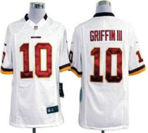 Nike Redskins -10 Robert Griffin III White Stitched NFL Game Jersey Nike Redskins -10 Robert Griffin III White Stitched NFL Game Jersey