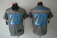 Nike Detroit Lions #20 Barry Sanders Grey Shadow Men's Stitched NFL Elite Jersey