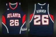 Revolution 30 Atlanta Hawks -26 Kyle Korver Blue Stitched NBA Jersey