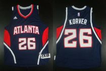 Revolution 30 Atlanta Hawks -26 Kyle Korver Blue Stitched NBA Jersey