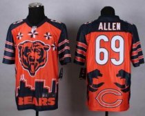 Nike Chicago Bears -69 Jared Allen Orange NFL Elite Noble Fashion Jersey Nike Chicago Bears -69 Jared Allen Orange NFL Elite Noble Fashion Jersey