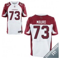Nike Arizona Cardinals -73 Mauro Jersey White Elite Road Jersey